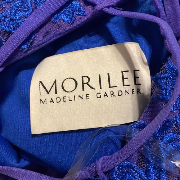 New- Morilee- Madeline Gardner Royal Blue Dress - Picture 8 of 8